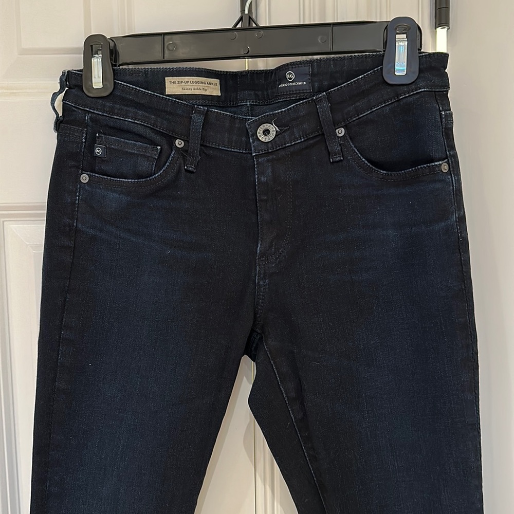 AG skinny ankle zip jeans size 26R